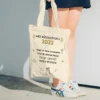 Tote Bag Personnalisable - Mes Résolutions - 100% Coton Naturel
