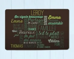 Paillasson Personnalisé - Famille