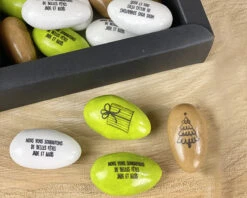 Coffret De Dragées Cœur Caramel Personnalisable - Noël