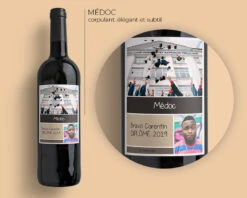 Bouteilles De Vin De Bordeaux Élégance 2 Photos