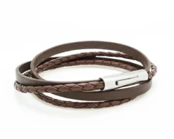 Bracelet Personnalisable Mix Cuir - Marron Ou Noir -Cadeaux Boutique 5f5c5ca0153a944205a747855fba37c5a2ea4e8edd5b9bf080429d8230d230402