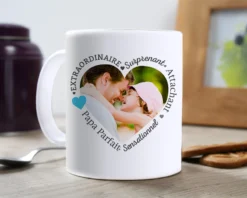 Mug Photo Personnalisé - Petits Mots Pour Papa