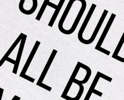 T-shirt Blanc Message Homme