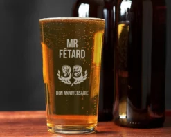 Verre à Bière Personnalisé - Bon Anniversaire -Cadeaux Boutique 66666a3a41bcd771671971e44dc949ae2dd1c5895bb0320f8f6436aa22813245