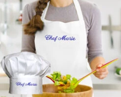 Tablier Et Toque Brodés -Cadeaux Boutique 6692aaf729849ec22aec7635f6d509cec458d18f13b1ca7b545f0fb8340831029