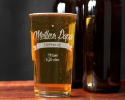 Verre à Bière Personnalisé - Meilleur Papa -Cadeaux Boutique 6a08a0966991746c54d31d082553d4ea2f97ecc748a8bd542f83fb4040f31195