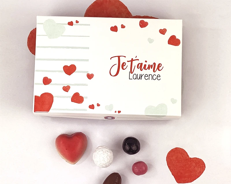 Boîte De Chocolats Personnalisable - Amour 2 Boîte De Chocolats Personnalisable - Amour – Image 2