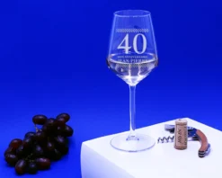 Verre à Vin Personnalisé - Anniversaire