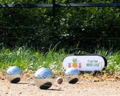 Sacoche De Pétanque Personnalisable Avec Option Triplette De Boules De Pétanque - Été Ananas