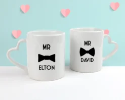 Lot De 2 Mugs Coeurs Personnalisés - Mr & Mr -Cadeaux Boutique 71ab510324bb226f22f1720a7f6be1fd6262c846588e113edb4eaea3de9021941