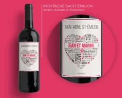 Bouteilles De Vins Mots D'Amour -Cadeaux Boutique 7510d9261587d9d841dd1c1989ecc3497a78d3843b1e1be0b7782b45a1ce2028