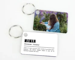 Porte-clés Photo - Définition Maman