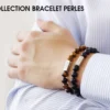 Bracelet Pour Homme Personnalisable - Perles Oeil De Tigre