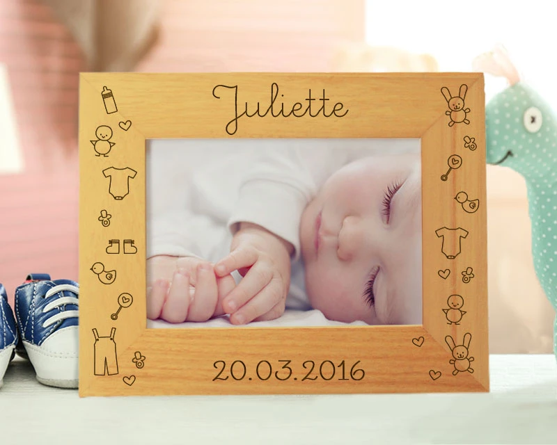 Cadre Gravé Naissance 3 Cadre Gravé Naissance – Image 3