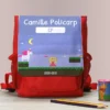 Sac à Dos Enfant Personnalisable - Jeux Vidéo Rétro - Version Fille