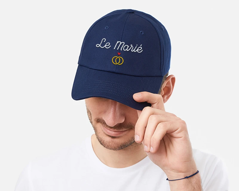Casquette Brodée Mariage 3 Casquette Brodée Mariage – Image 3