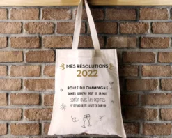 Tote Bag Personnalisable - Mes Résolutions - 100% Coton Naturel -Cadeaux Boutique 816e9b48f558f68920ed63aebce5b8afd77ef0312d406f3003ab8abfb3c622480