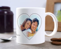 Mug Photo Personnalisé - Coeur Photo