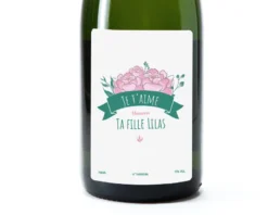Champagne Personnalisable - Collection Maman Fleurie