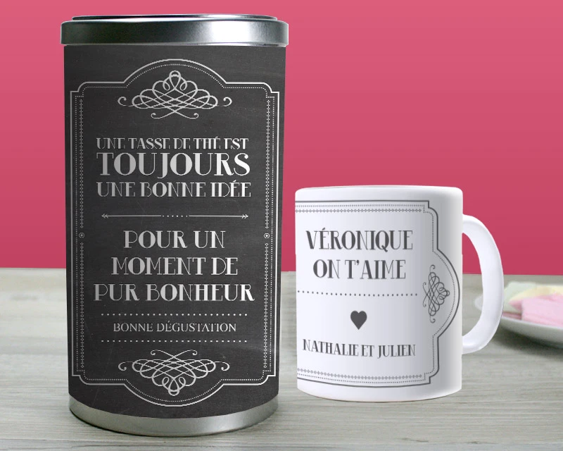Boîte De Thés Bonheur Et Son Mug 3 Boîte De Thés Bonheur Et Son Mug – Image 3