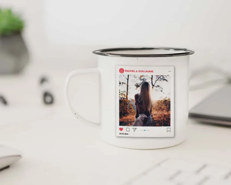 Tasse En émail Personnalisée - Instamoment 3 Tasse En émail Personnalisée - Instamoment – Image 3