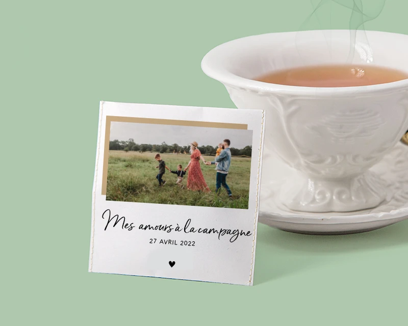 Boîte De 10 Sachets De Thé Bio Personnalisables - Photo 3 Boîte De 10 Sachets De Thé Bio Personnalisables - Photo – Image 3