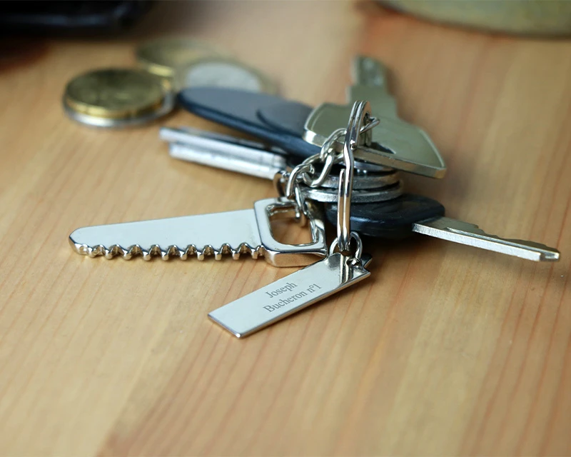 Porte-clés Scie Personnalisé 2 Porte-clés Scie Personnalisé – Image 2