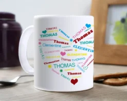 Mug Personnalisé - Coeur Elle Et Lui