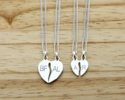 Pendentif Coeur à Partager En Argent Véritable -Cadeaux Boutique 8edbf214e8e217afb4575a535f4f23c5075b48fca0d26f0ee423200d6eb731106