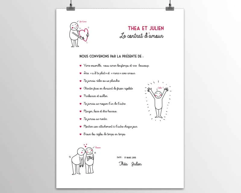 Contrat D'Amour Personnalisé 4 Contrat D'Amour Personnalisé – Image 4
