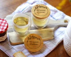 Tasse à Thé En Verre Avec Couvercle Personnalisé - Prénom