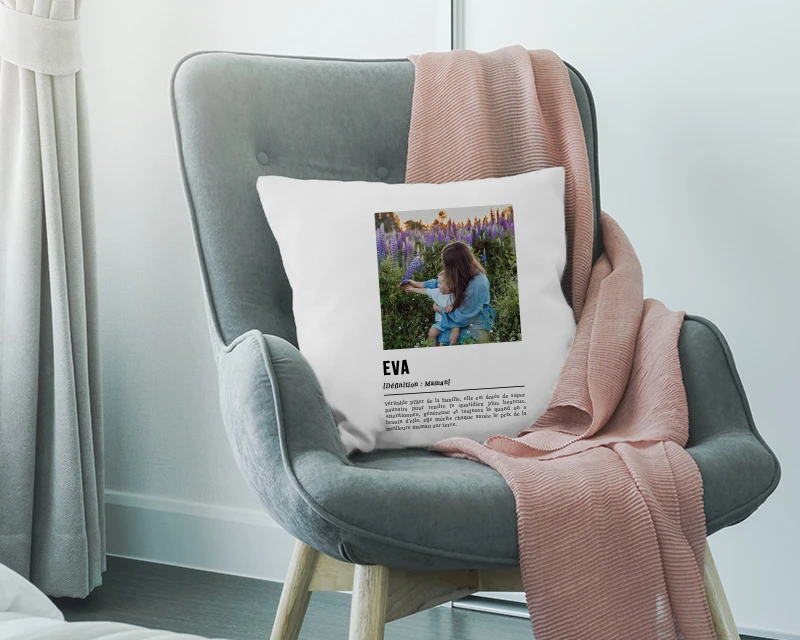 Coussin Définition Avec Photo - Maman 2 Coussin Définition Avec Photo - Maman – Image 2