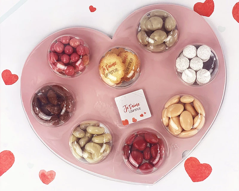Palette Coeur Biscuits Personnalisable 3 Palette Coeur Biscuits Personnalisable – Image 3