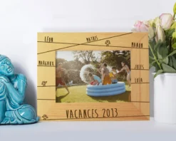 Cadre Gravé Famille Message