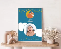 Affiche De Naissance Personnalisée - Renard -Cadeaux Boutique 9fb1dcdcd21e55d070d53c7f64b7e3c27dac7f0ae23897826887c94eb79038750