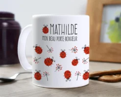 Mug Personnalisé - Coccinelle Porte-bonheur