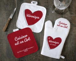 Gant Et Maniques Coeur Prénom