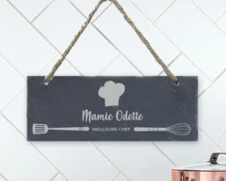 Plaque De Porte Personnalisée - Cuisine De Mamie