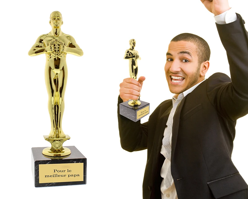 Le Trophée Personnalisé - Statuette Oscar 2 Le Trophée Personnalisé - Statuette Oscar – Image 2