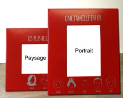 Cadre Métal Rouge Family Circus -Cadeaux Boutique a4730efdf62b50115a87fae111a3d123c62db3b61edde2463f42b6784e4021623