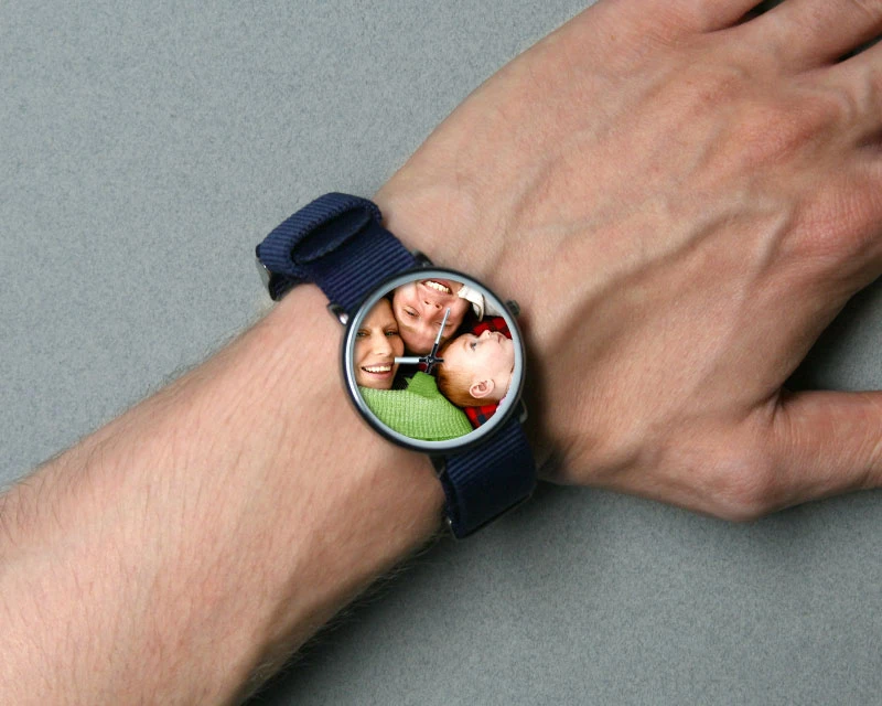 Montre Bleu Rouge Photo 1 Montre Bleu Rouge Photo