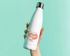 Bouteille Isotherme En Inox Personnalisée - C'est Pour ça Qu'on T'aime