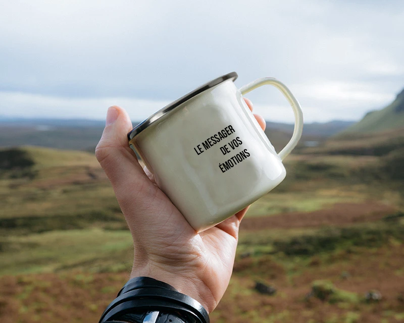 Tasse En émail Personnalisée - French Touch 2 Tasse En émail Personnalisée - French Touch – Image 2