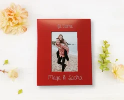 Cadre Métal Rouge Gravé Passion -Cadeaux Boutique b0548efaa92968b7314885e43b1238c75b4f593b72e0397fd0daf15a552421642