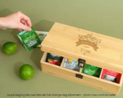 Boîte à Thé Personnalisée - Collection Maman Fleurie -Cadeaux Boutique b277690481f574bcc888bd2ec561dfdf8742a5588494f315b9c67aabe8671345