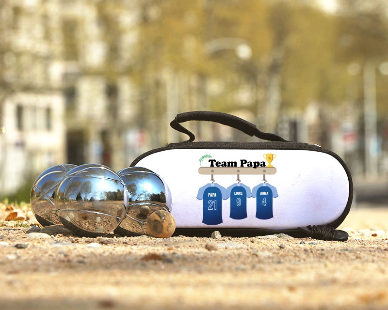 Sacoche De Pétanque Personnalisable Avec Option Triplette De Boules De Pétanque - Dream Team De Papa 4 Sacoche De Pétanque Personnalisable Avec Option Triplette De Boules De Pétanque - Dream Team De Papa – Image 4