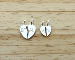 Pendentif Coeur à Partager En Argent Véritable -Cadeaux Boutique b4d2bbe8966790a2632e6537c2b346414c56c65acd755543706f9f06e98831107