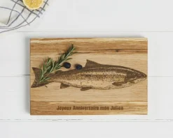 Planche à Découper Personnalisable En Bois De Chêne écossais - Saumon 5 Planche à Découper Personnalisable En Bois De Chêne écossais - Saumon -Cadeaux Boutique b7ecfd82723b190f09cd321df4b6e91e0ab624c11ebc06fd2688a8e47d0222172