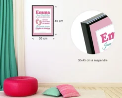 Affiche Naissance Baby Girl -Cadeaux Boutique bb2324e126bbb921fe7692b1d2b9febe08372c4c5451fd39d4c0c38687e620966