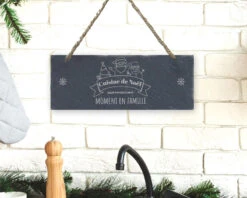 Plaque De Porte Personnalisée - Joyeux Noël